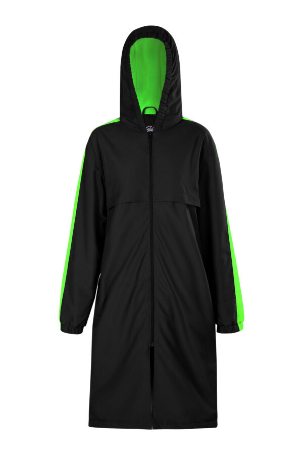 Swim Parka Black/Green