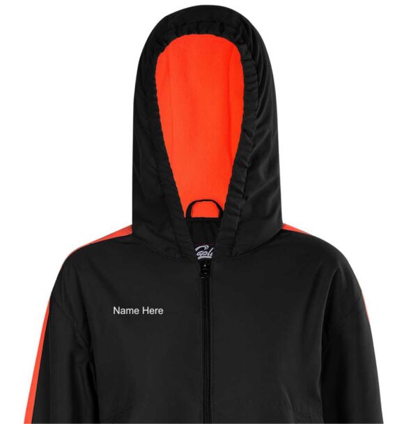 Swim Parka Black/Orange - Image 4