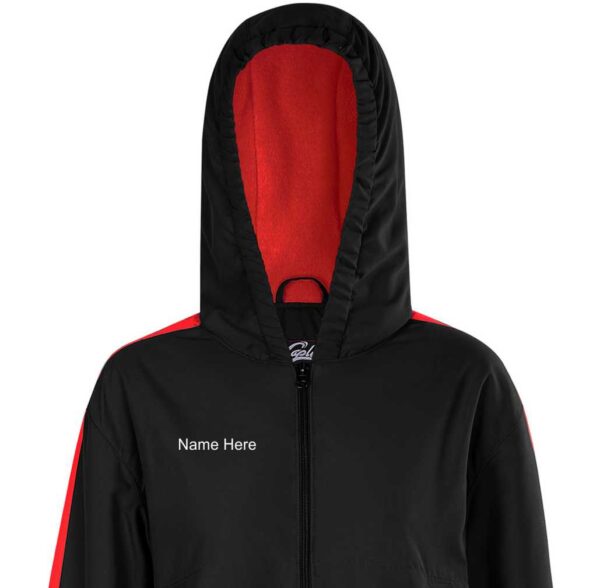 Swim Parka Black/Red - Image 4