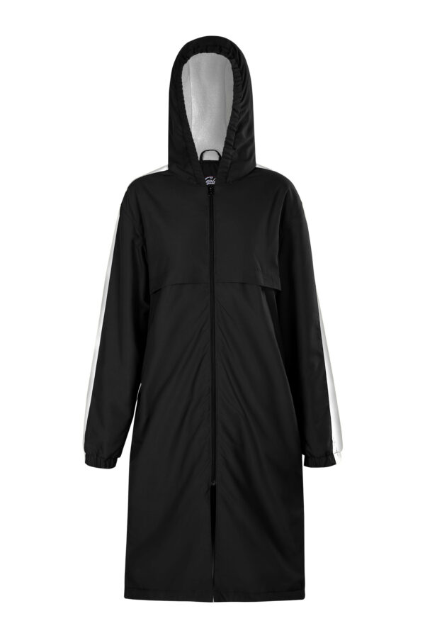 Swim Parka Black/White