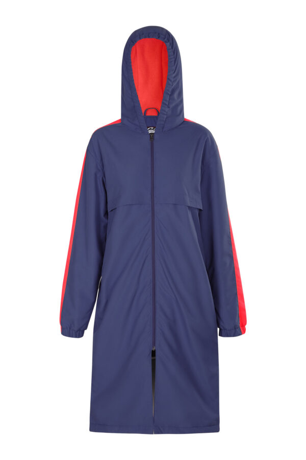 Swim Parka Navy/Red